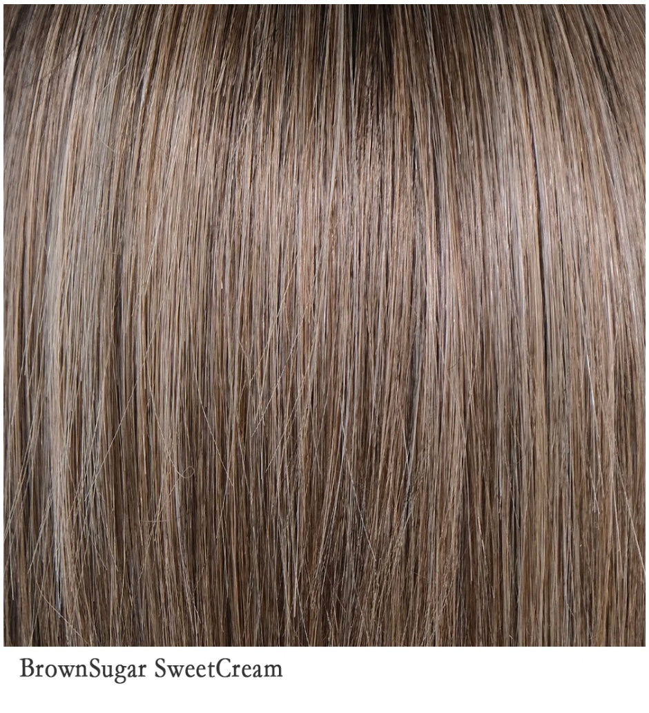 Belle Tress Dalgona 16 HF E in Brown Sugar Sweet Cream (open box)