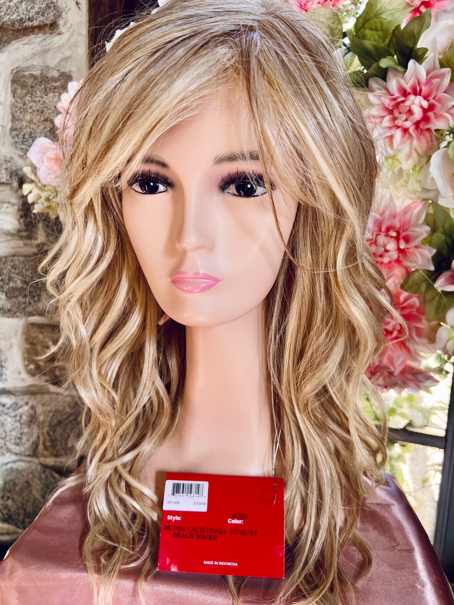 TressAllure California Beach Waves in 27/25/88 (Berry Cream) (Open Box)