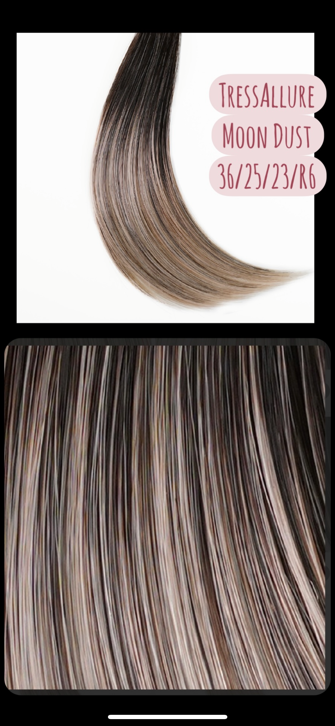 TressAllure Razor Cut Shag in Moon Dust (open box)