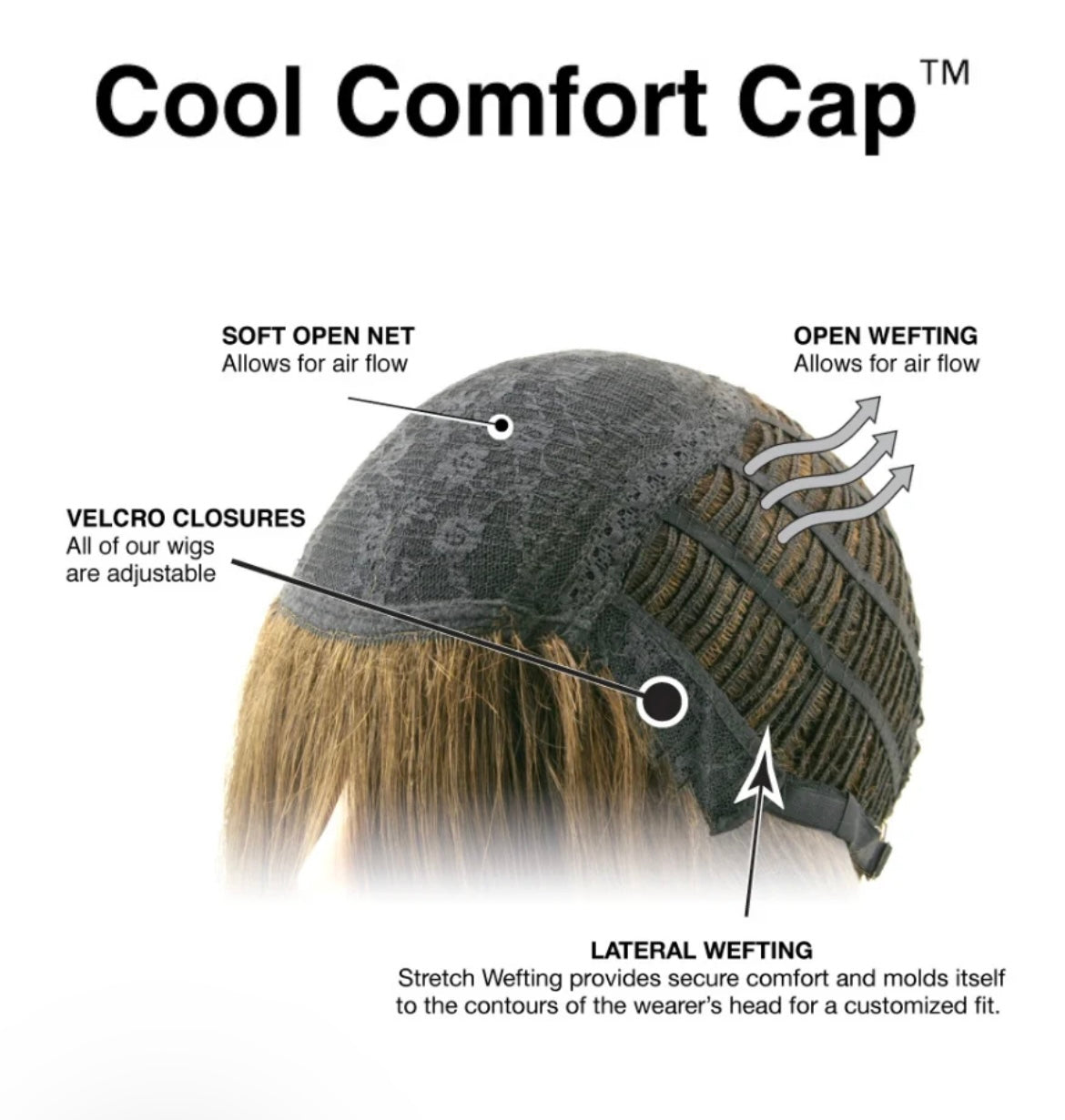 TressAllure Pixie Flair in 27/30/33H (Copper Sunrise) (open box)