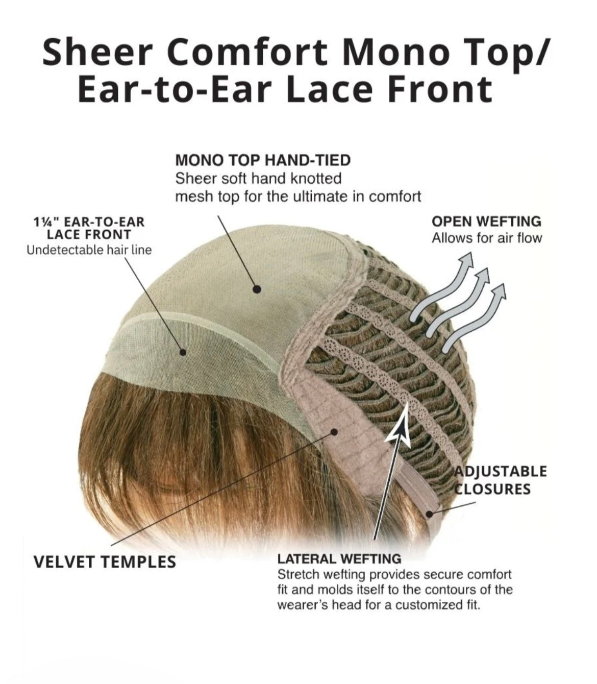 TressAllure Undercut Bob in 33/32/R4 (Spiced Merlot) (open box)